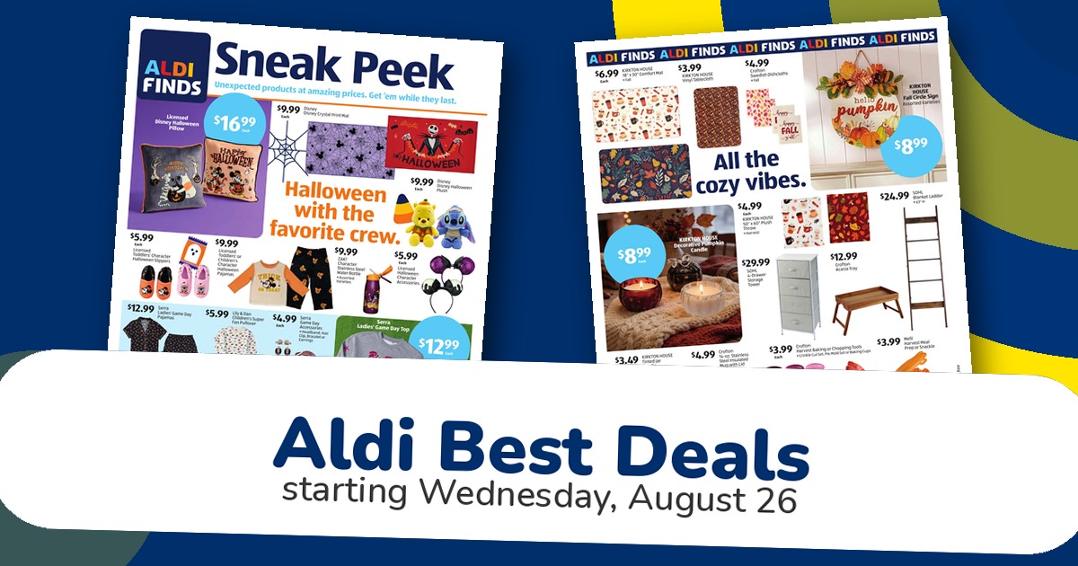 Aldi Weekly Ad 8/26: Sports And Home Seasonal Essentials