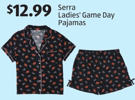 Serra Ladies' Game Day Pajamas