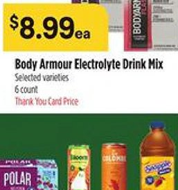 Body Armour Electrolyte Drink Mix