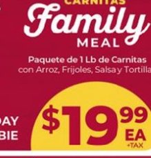 Carnitas Family Meal