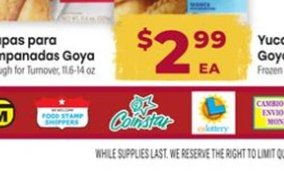 Tapas para Empanadas Goya
