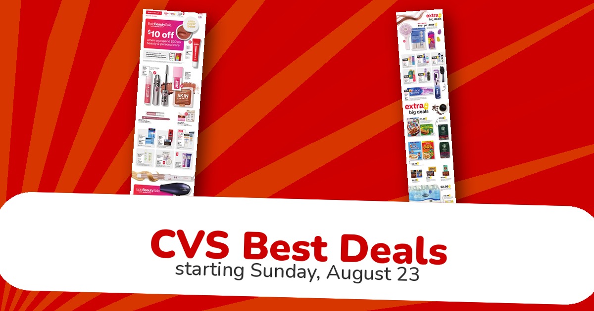 CVS Weekly Ad Week of Aug 23: Laundry Detergent, Hair Care, And Personal Care