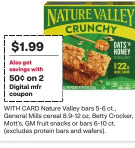 Nature Valley bars
