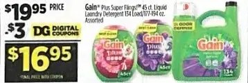 Gain Plus Super Flings or Liquid