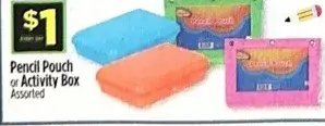 Pencil Pouch or Activity Box