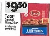 Tyson Smoked Wings