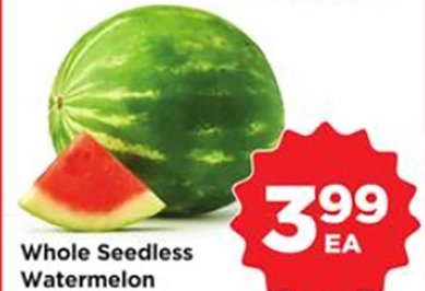 Whole Seedless Watermelon