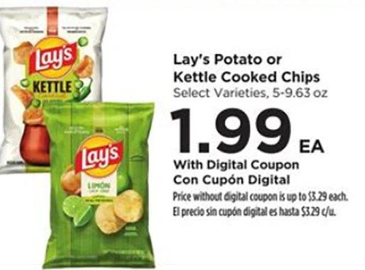 Lay's Potato or Kettle Cooked Chips