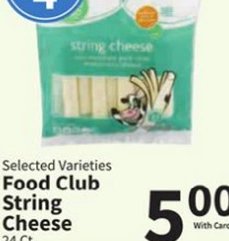 Food Club String Cheese