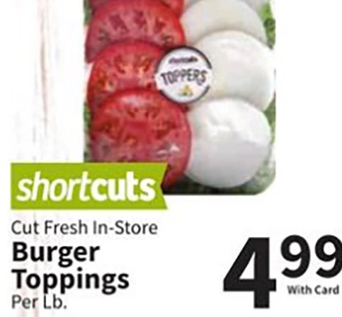 Burger Toppings
