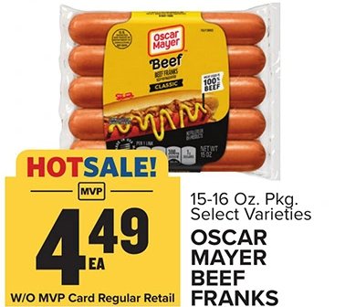 OSCAR MAYER BEEF FRANKS