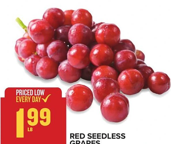RED SEEDLESS GRAPES