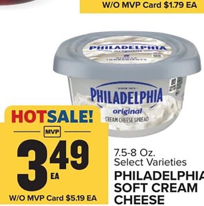 PHILADELPHIA SOFT CREAM CHEESE