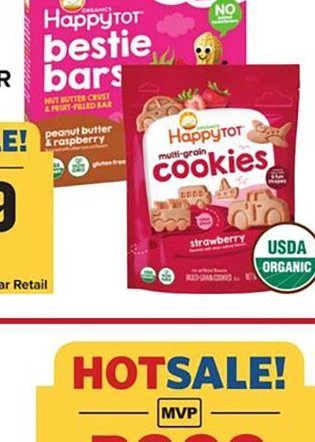 HAPPY TOT ORGANIC COOKIES OR BARS