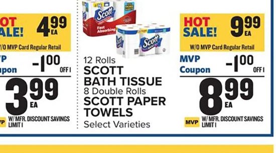 SCOTT BATH TISSUE SCOTT PAPER TOWELS