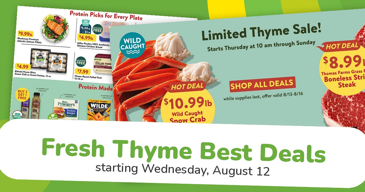 Fresh Thyme Best Deals