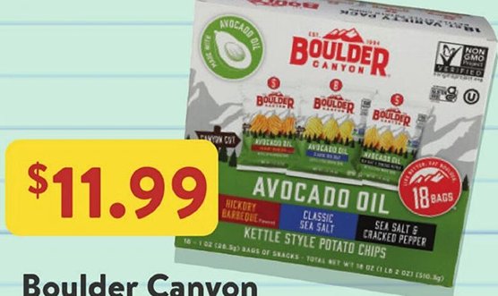 Boulder Canyon Potato Chips Multipack