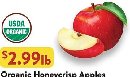 Organic Honeycrisp Apples