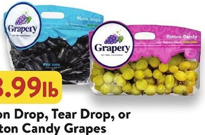 Moon Drop, Tear Drop, or Cotton Candy Grapes