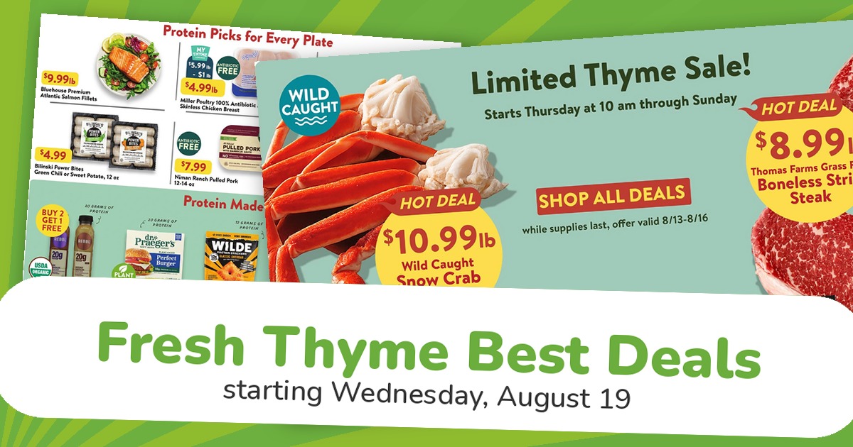 Fresh Thyme Best Deals