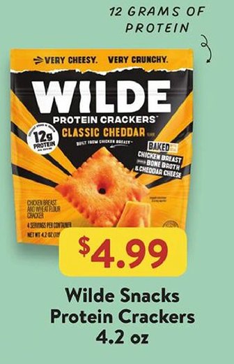 Wilde Snacks Protein Crackers