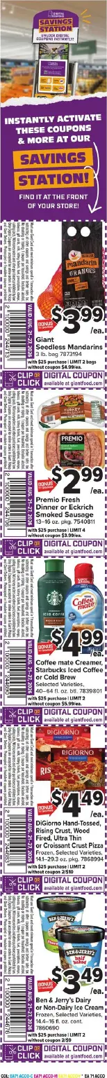 Giant Food Weekly Ad