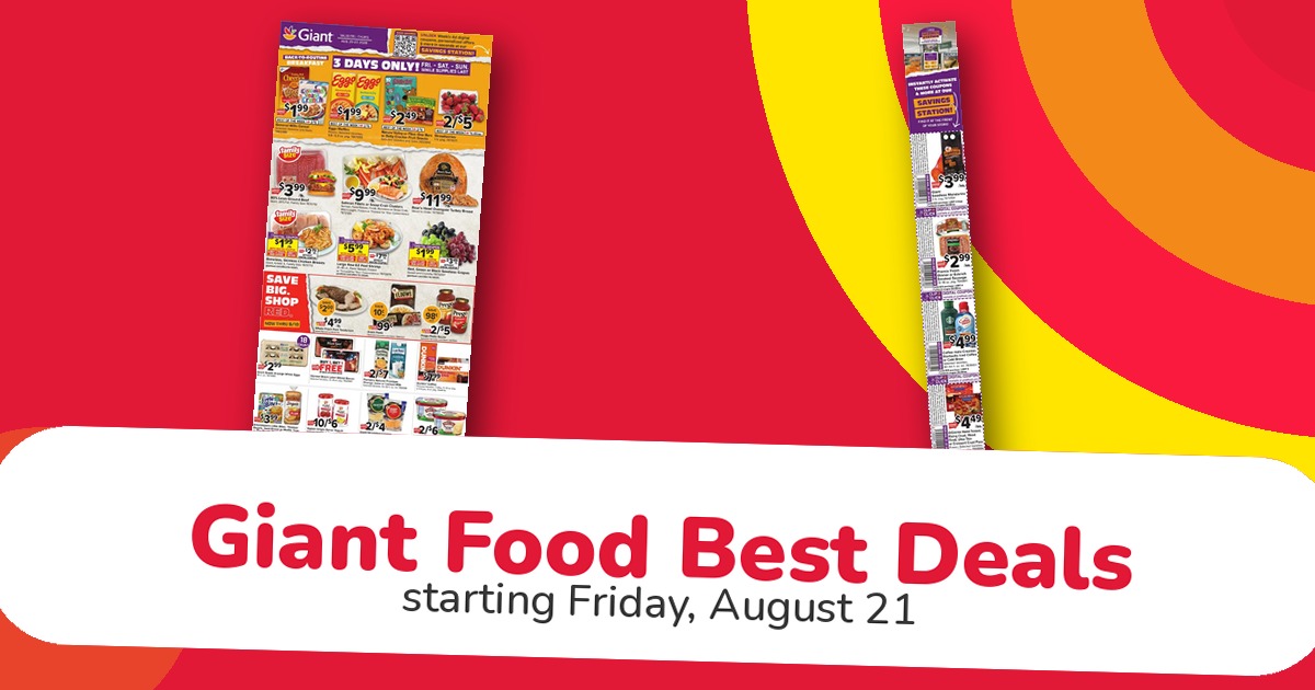 Giant Food Weekly Ad Aug 21: Laundry Care, Groceries, And Frozen Treats