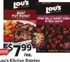 Lou's Kitchen Entrées
