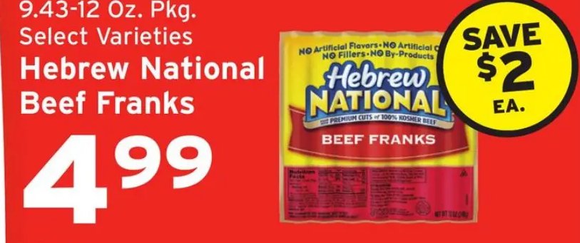 Hebrew National Beef Franks