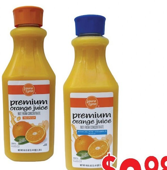 LAURA LYNN PREMIUM ORANGE JUICE