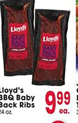 Lloyd's BBQ Baby Back Ribs
