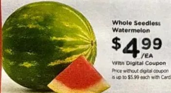 Whole Seedless Watermelon