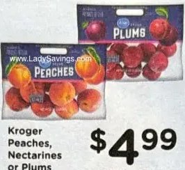 Kroger Peaches, Nectarines or Plums