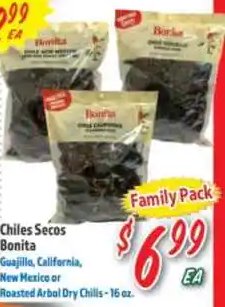 Chiles Secos Bonita