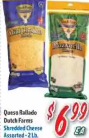 Queso Rallado Dutch Farms