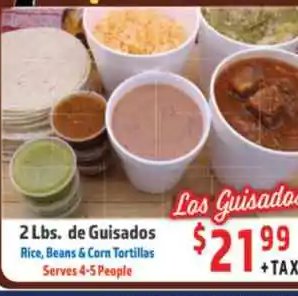 2 Lbs. de Guisados