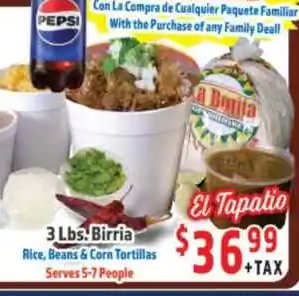 3 Lbs. Birria