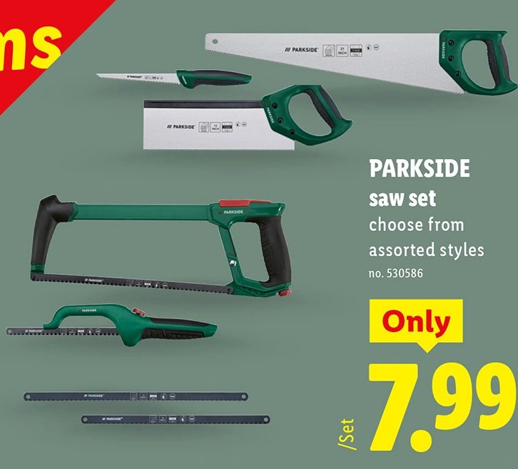 PARKSIDE saw set
