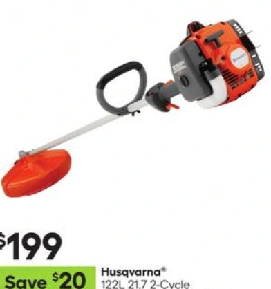 Husqvarna 122L 21.7 2-Cycle 17-in Gas String Trimmer