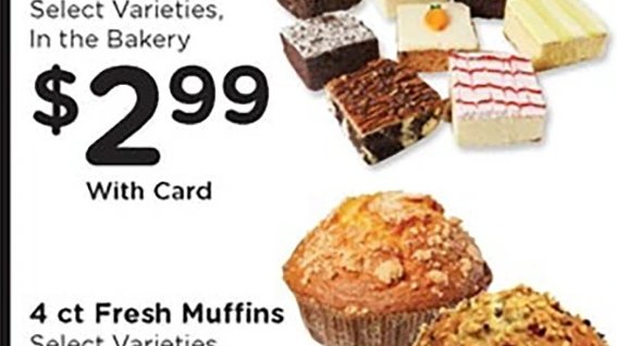 Store Made Cake Squares