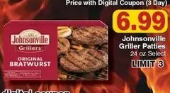 Johnsonville Griller Patties
