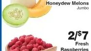 Cantaloupe or Honeydew Melons