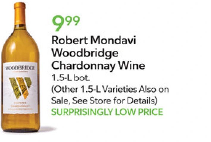 Robert Mondavi Woodbridge Chardonnay Wine