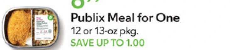 Publix Meal for One