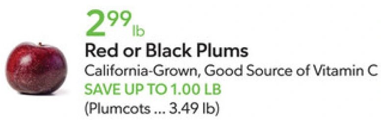 Red or Black Plums