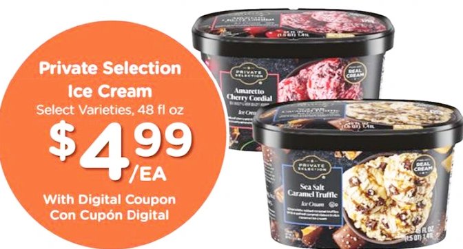 Private Selection Ice Cream