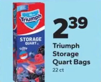 Triumph Storage Quart Bags
