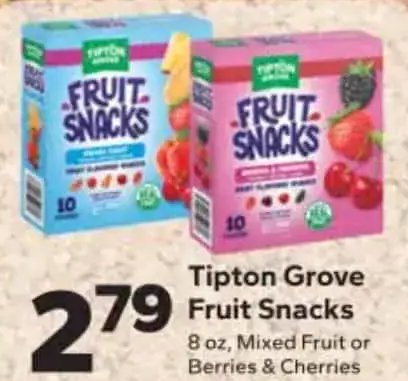 Tipton Grove Fruit Snacks