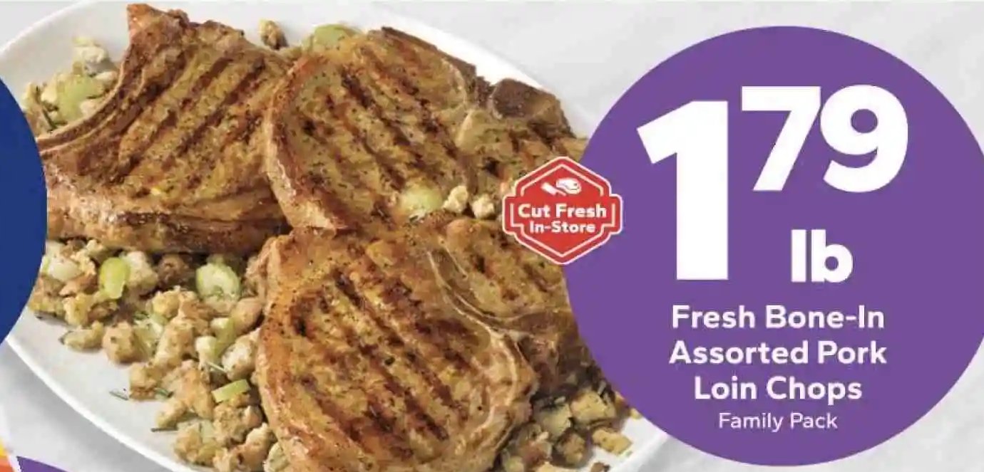 Fresh Bone-In Assorted Pork Loin Chops