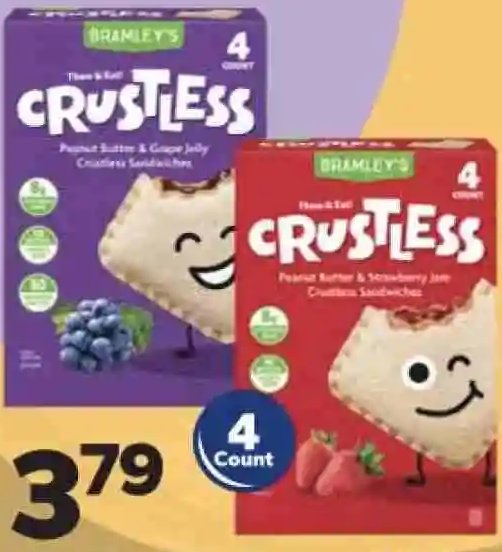 Bramley's Crustless Sandwiches